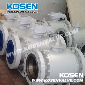 Gear Box Flanged Trunnion Ball Valve (Q347F)